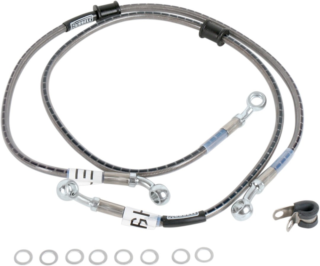 RUSSELL ラッセル LINE BRK FR ZX14 07-15 [1741-2276] ZX-14R Ninja KAWASAKI カワサキ ブレーキホース・クラッチホース ブレーキ