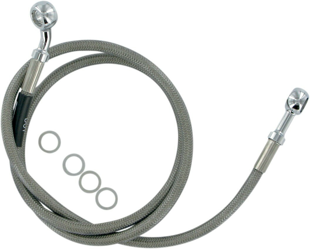 RUSSELL ラッセル F．BRAKE LINE 88-95 FXSTS [08947DS] Softail Springer - 1988 1995 HARLEY-DAVIDSON ハーレーダビッドソン ブレーキホース・クラッチホース ブレーキ