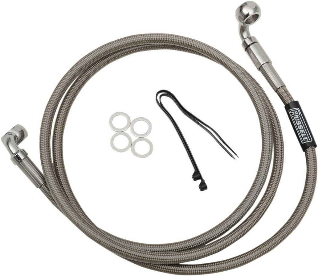 RUSSELL ラッセル BRK HOSE 52' 90DEG3／8X90 [1741-2493] HARLEY-DAVIDSON ハーレーダビッドソン ブレーキホース・クラッチホース ブレーキ