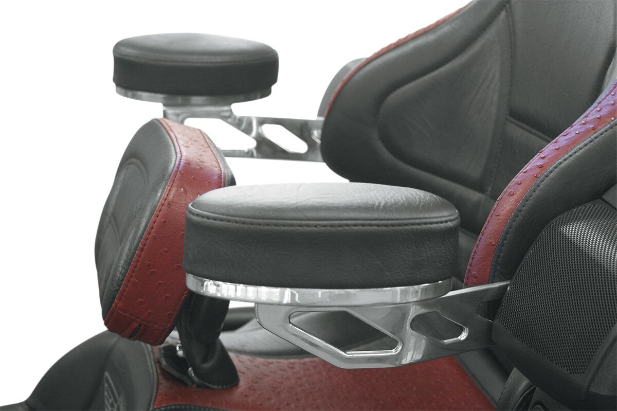 RIVCO PRODUCTS リブコプロダクツ タンデムアームレスト GL18 【ARMREST PASSENGER [0822-0155]】 GL1800 F6B 2014 - 2015 Gold Wing GL1800A GL1800B Airbag HONDA ホンダ バックレスト 外装
