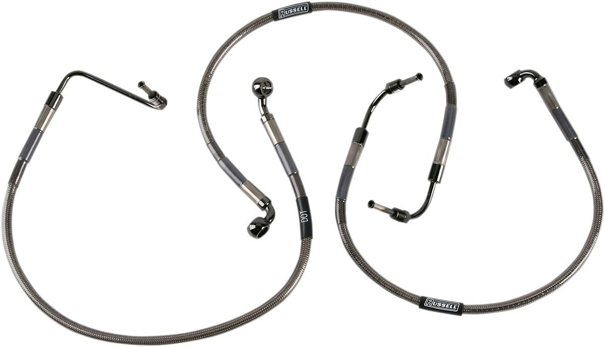 RUSSELL å BRAKE LINE FRT 84-07 FLHT [1741-0436] Electra Glide - 1985 1987 Cla...