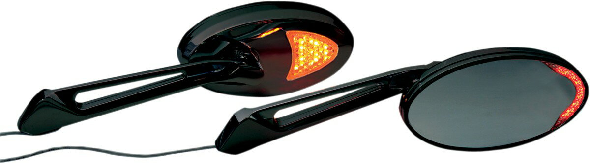 RIVCO PRODUCTS リブコプロダクツ MIRROR LED LIGHTED UNIVER [0640-0658] HARLEY-DAVIDSON ハーレーダビッドソン ミラー ハンドル