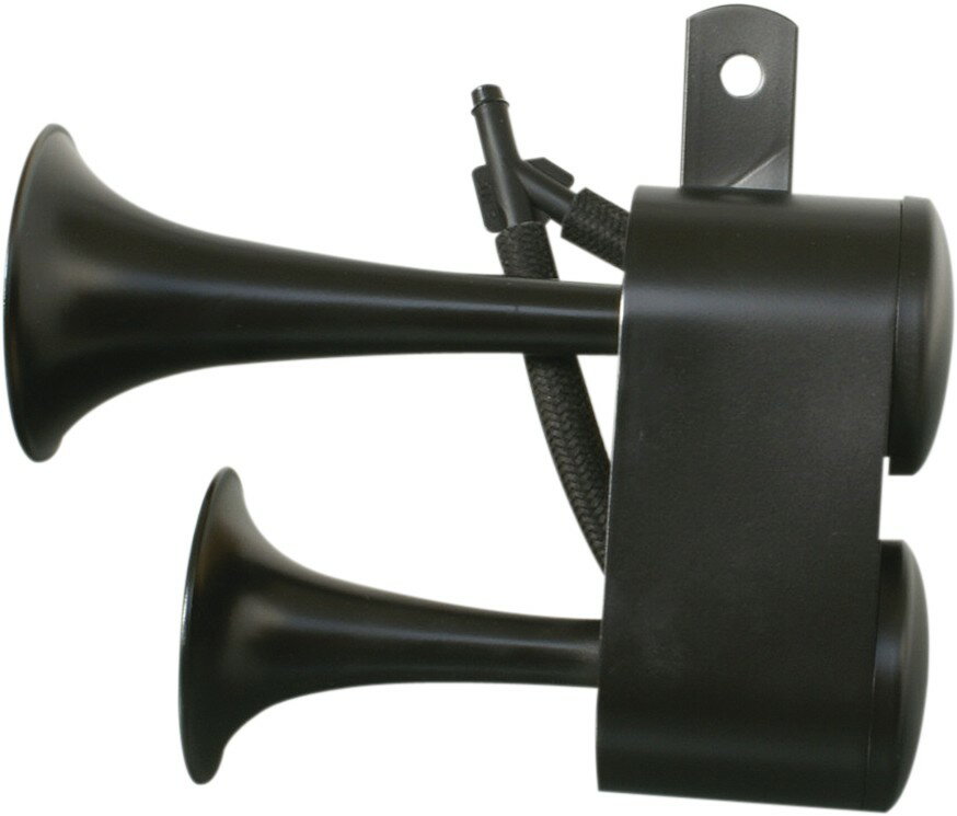 RIVCO PRODUCTS リブコプロダクツ HORNS AIR BLK FLH FXD XL [2107-0082] ホーン 電装系
