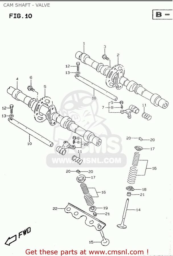 CMS シーエムエス CAMSHAFT，INTAKE GSF600 1995 S E02 E04 E18 E22 E25 E34 1996 T E17 1997 V / P37 1998 W 1999 X GSF600S E24 BANDIT USA E03 2000 Y 2001 K1 2002 K2 2003 K3 GSF600S1998 GSF600SU GERMANY GSF600U SUZUKI スズキ カムシャフト エンジンパーツ