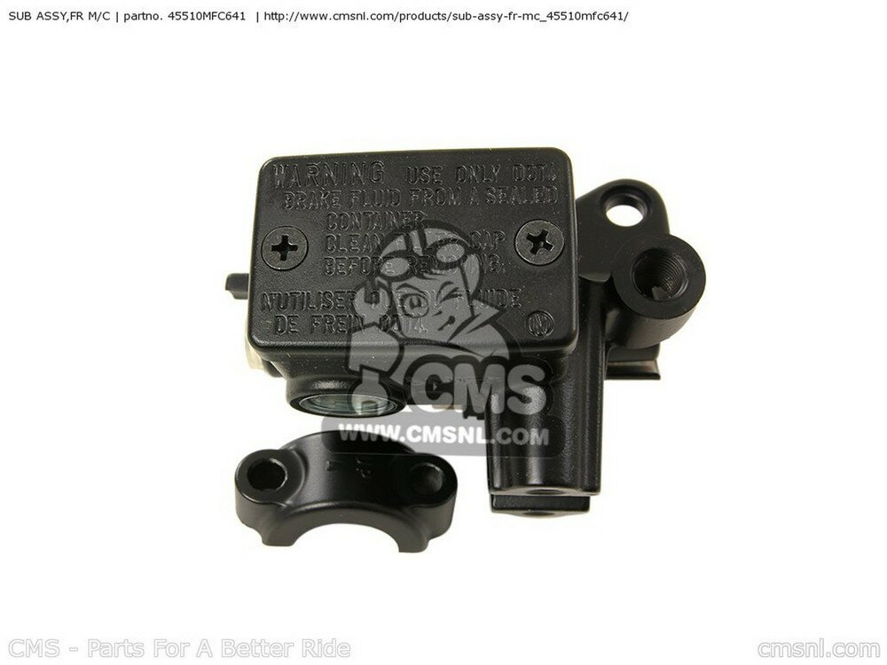 CMS シーエムエス SUB ASSY，FR M／C FMX650 2005 5 ENGLAND / MKH EUROPEAN DIRECT SALES KPH 25K FRANCE 2006 6 NSS250EX FORZA ABS 7 CMF NSS250S 8 STD REFLEX NSS250S8 NSS250X HONDA ホンダ ブレーキマスターシリンダー ブレーキ