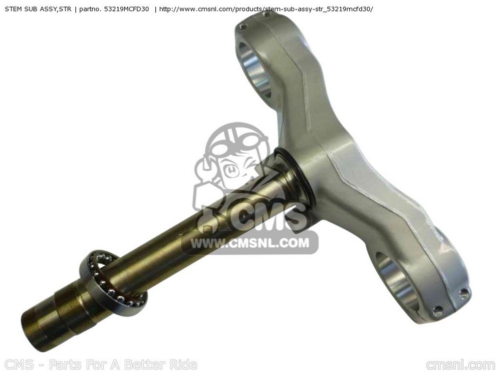 CMS シーエムエス STEM SUB ASSY，STR RVT1000R RC51 2 USA VTR1000SP FIRESTORM AUSTRALIA CANADA / CMF ENGLAND MPH EUROPEAN DIRECT SALES KPH FRANCE 100 3 4 5 IRELAND 6 HONDA ホンダ トリプルツリー・ステム・アンダーブラケット ハンドル