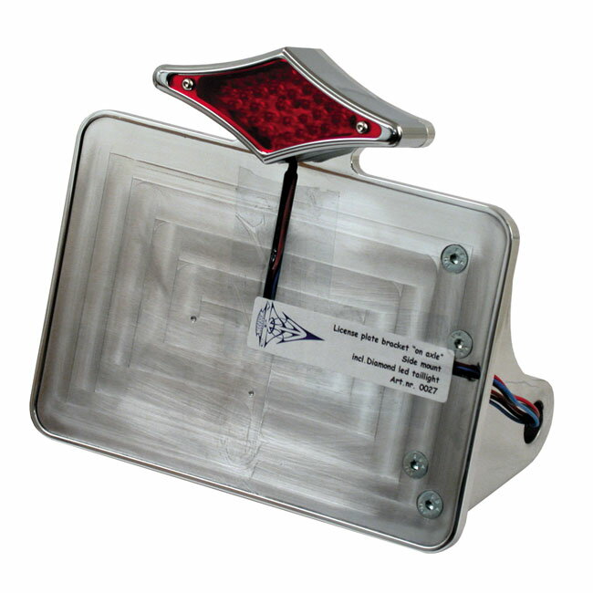 CPV シーピーブイ ナンバープレートブラケットキット【LICENSE PLATE BRACKET KIT】 08-17 Softail HARLEY-DAVIDSON ハーレーダビッドソン サイドナンバーキット 外装