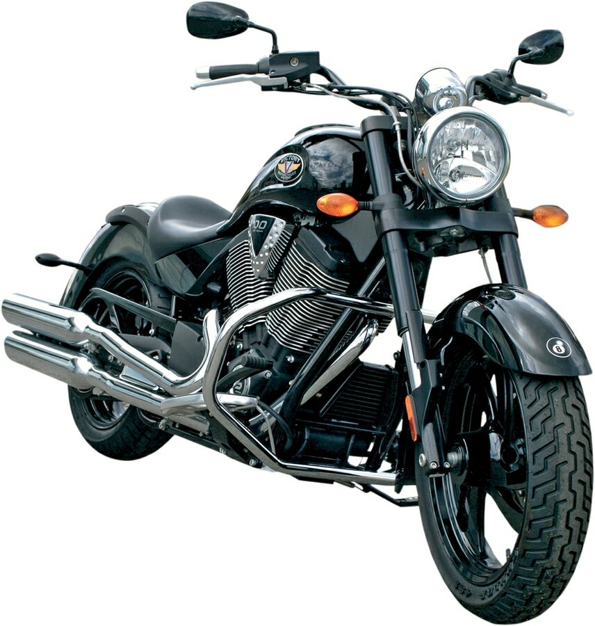 BARON バロン ハイウェイバー VICTORY 2006-10用【BAR HIWAY VICTRY 06-10】 Jackpot 2008 - 2017 Kingpin ヴィクトリー エンジンガード フレーム カラー：ナチュラル(クローム) [1624-0231] 2