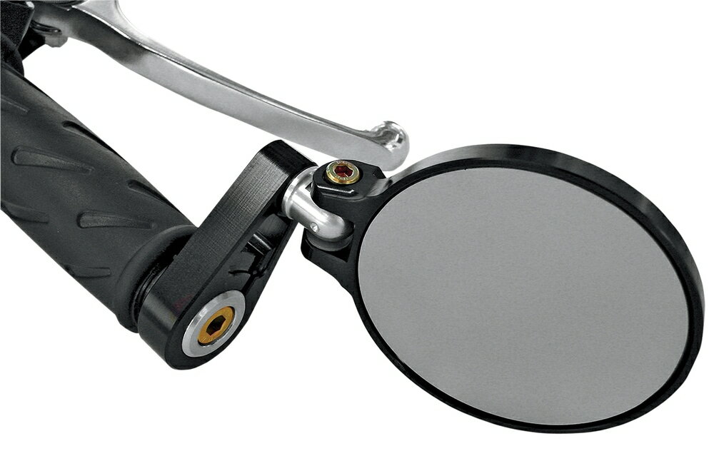 JOKER MACHINE ジョーカーマシーン バーエンドミラー 2-1/4'FOLD ブラック 【MIRROR 2-1/4' FOLD BLK [0640-0486]】