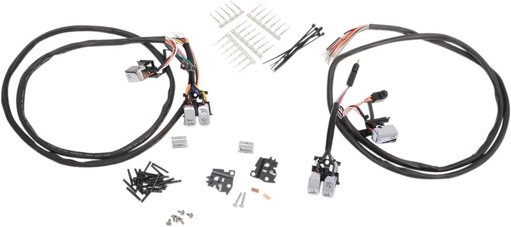 Drag Specialties ドラッグスペシャリティーズ ハンドルバースイッチ LED ラジオ クローム 1996-06FL 【SWITCHES R 96-06FL CH [0616-0200]】 HARLEY-DAVIDSON ハーレーダビッドソン ハンドルスイッチ・スイッチボックス ハンドル周辺パーツ ハンドル
