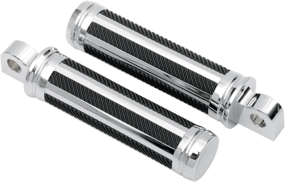 Drag Specialties ドラッグスペシャリティーズ ステップ レザー クローム 【PEG FOOT RAZOR CHR [1620-1049]】 フットペグ 足回り