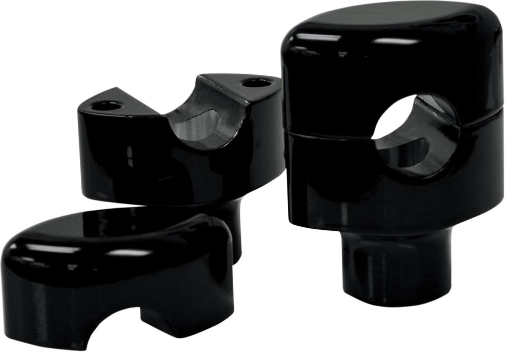 LA CHOPPERS エルエーチョッパーズ ライザーシステム ブラック SPRINGER PAUGHCO用【RISERS SPRNGR PAUGHCO BLK [0602-0530]】 ハンドルポスト・ハンドルライザー ハンドル周辺パーツ ハンドル