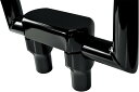 LA CHOPPERS エルエーチョッパーズ ライザーシステム ソリッドトップ付き 3' ブラック 【RISERS W/SOLID TOP BK [0602-0...
