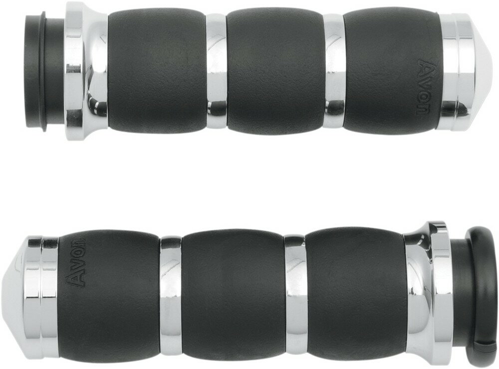 AVON GRIPS エイボングリップス グリップ VELVET AIRモデル TBW クローム【GRIPS AIR CH】 HARLEY-DAVIDSON ハーレーダビッドソン ハンドル