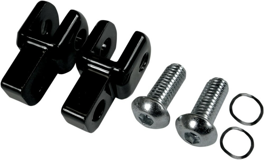 LA CHOPPERS エルエーチョッパーズ リロケータ FOOTPEG ブラック その他ステップオプション・補修部品 ステップ 足回り