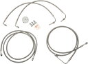 LA CHOPPERS エルエーチョッパーズ ブレーキラインキット 12-14' ステンレス FL ABS用【BRKLINES12-14 ABS SS [174...