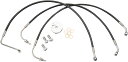 LA CHOPPERS エルエーチョッパーズ ブレーキラインキット 18-20' ブラック FL 1996-2007用 【BRKELINES BK18-20 9...