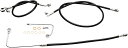 LA CHOPPERS エルエーチョッパーズ ブレーキラインキット ブラック ミニ ST ABS用【BRKLINES BK MINI ABS [1741-462...