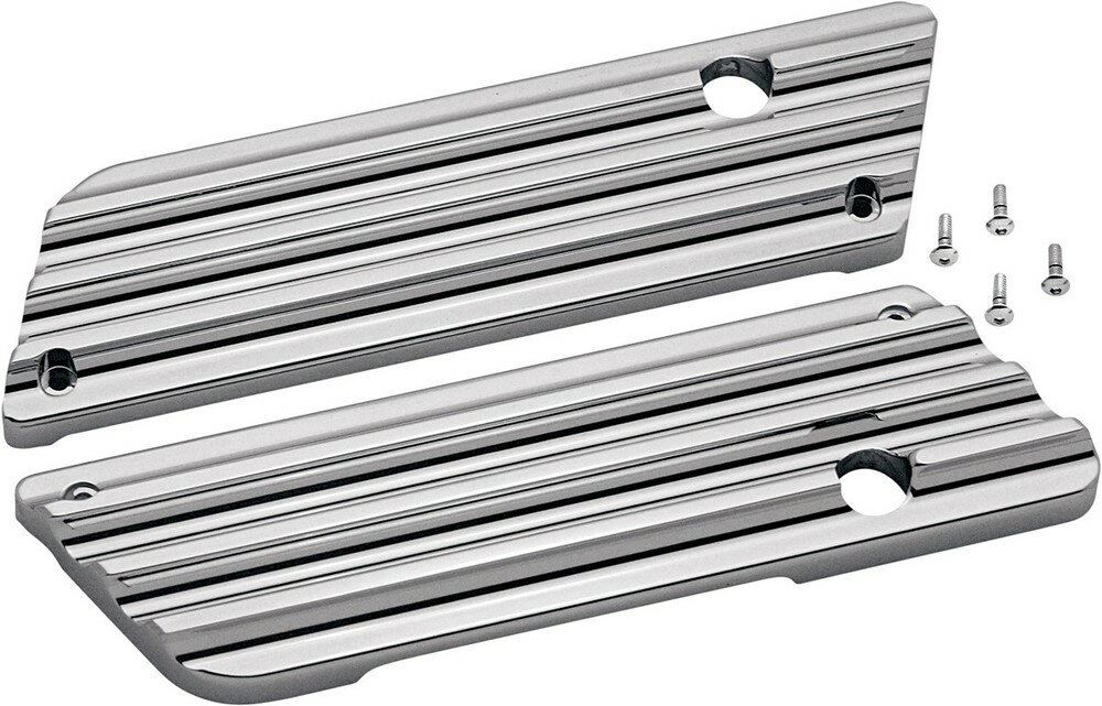 COVINGTONS コビングトン ラッチカバー フィン クローム 【LATCH COVER FINNED CHROME [3501-0324]】 HARLEY-DAVIDSON ハーレーダビッドソン その他汎用外装部品・ドレスアップパーツ 外装