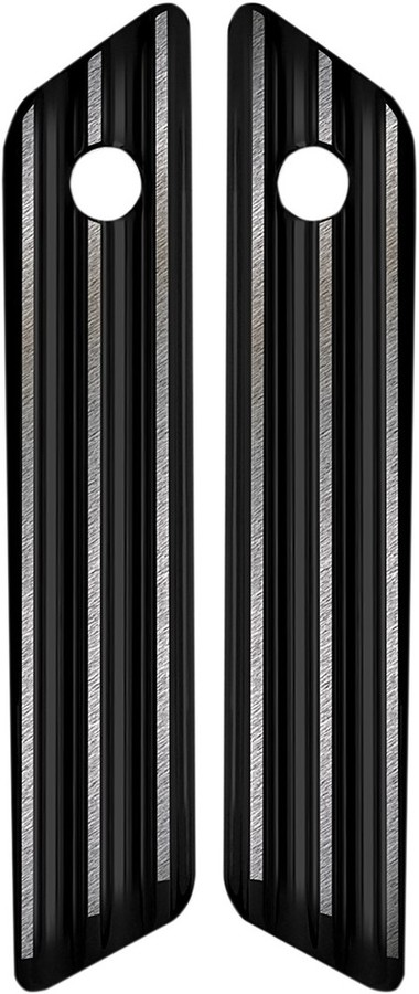 COVINGTONS コビングトン バッグヒンジカバー フィン ブラック 【COVER HINGE BAG FINN BLK [3501-0986]】 HARLEY-DAVIDSON ハーレーダビッドソン その他汎用外装部品・ドレスアップパーツ 外装