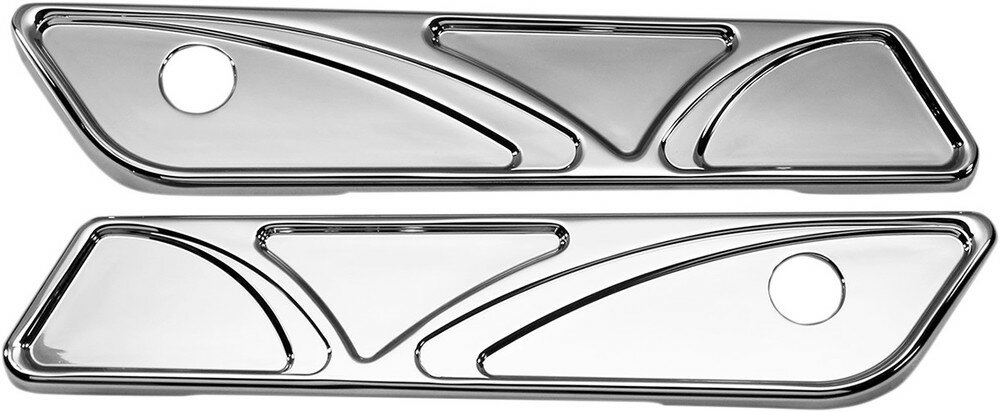 CARL BROUHARD DESIGNS カールブラウハードデザイン ヒンジカバー スピロ 14+ FL クローム【HINGE CVR SPR CHR [3501-1190]】 HARLEY-DAVIDSON ハーレーダビッドソン その他汎用外装部品・ドレスアップパーツ 外装