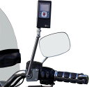 DESSERT DAWGS/LEADER MC ACC. デザートドッグス/リーダー 汎用ハンドルバーマウント eCADDYモデル DLXCAM HD クローム...