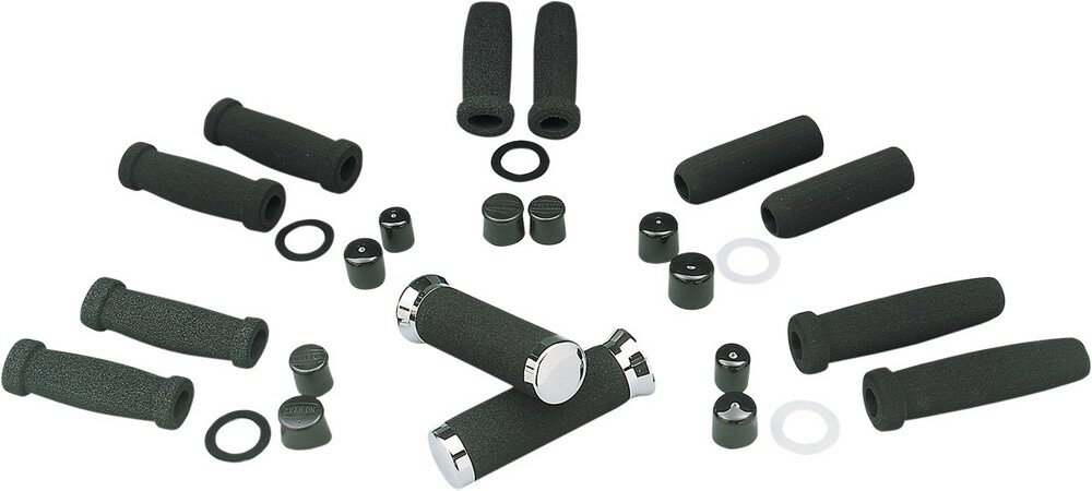 GRAB ON グラブオン コンフォタブリーHAR-DAV グリップ ブラック【COMFORT HAR-DAV GRIPS-BLK [GR-17]】 HARLEY-DAVIDSON ハーレーダビッドソン ハンドル