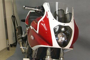 A-TECH エーテック Aテック アッパーカウル ハーフカウル ルナソーレ 素材：綾織カーボン ライトスモーク仕様 CB1000SF