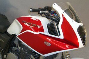 A-TECH エーテック Aテック アッパーカウル ハーフカウル ルナソーレ 素材：綾織カーボン ライトスモーク仕様 CB1000SF