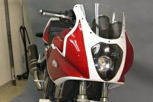 A-TECH エーテック Aテック フルカウル・セット外装 ハーフカウル ルナソーレ スクリーンカラー：ライトスモーク 素材：FRP／ホワイト CB1000SF