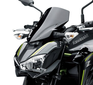 US KAWASAKI 北米カワサキ純正アクセサリー スクリーン Smoked Wind Deflector Z 900 2018，2017 Z 900 ABS2018，2017