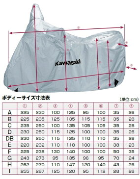 【在庫あり】KAWASAKI カワサキ バイクカバー スーパーバイクドレス