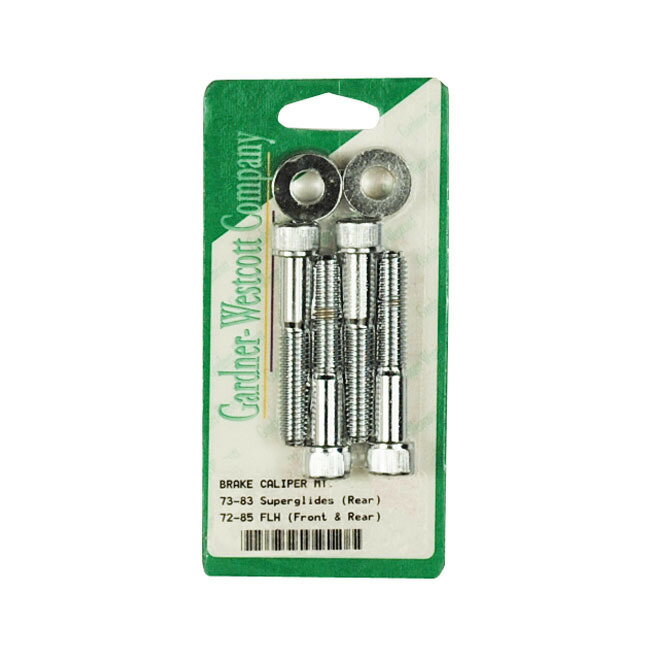 GARDNER-WESTCOTT ガードナーウエストコット キャリパーボルトキットバナナ アレンヘッド【CALIPER BOLT KIT BANANA ALLENHEAD】 72-84 FL FRONT； 73-80 FL； 73-82 FX REARNU HARLEY-DAVIDSON ハーレーダビッドソン その他キャリパーオプション・補修部品 ブレーキ