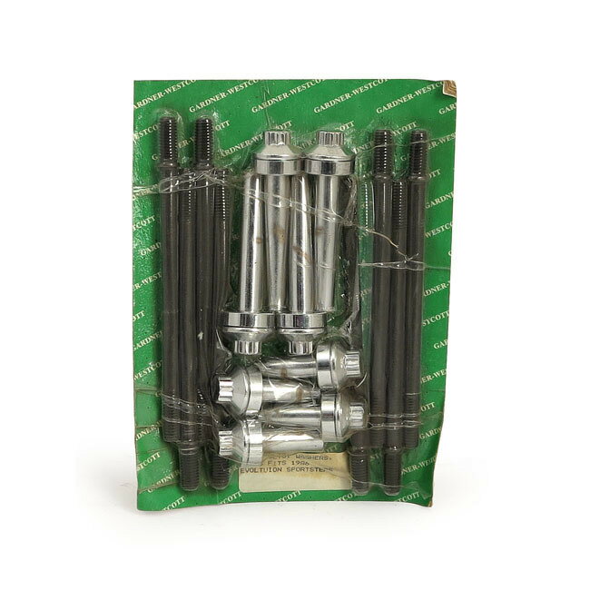 GARDNER-WESTCOTT ガードナーウエストコット ヘッドボルト＆シリンダースタッドキット 12点【HEAD BOLT ＆ CYL STUD KIT 12-POINT】 1986 XL ONLY HARLEY-DAVIDSON ハーレーダビッドソン その他外装オプション・補修部品 外装