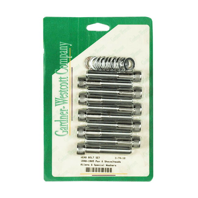 GARDNER-WESTCOTT ガードナーウエストコット ヘッドボルトキット アレン【HEAD BOLT KIT ALLEN】 48-84 B．T．NU HARLEY-DAVIDSON ハーレーダビッドソン 汎用ボルト・ネジ