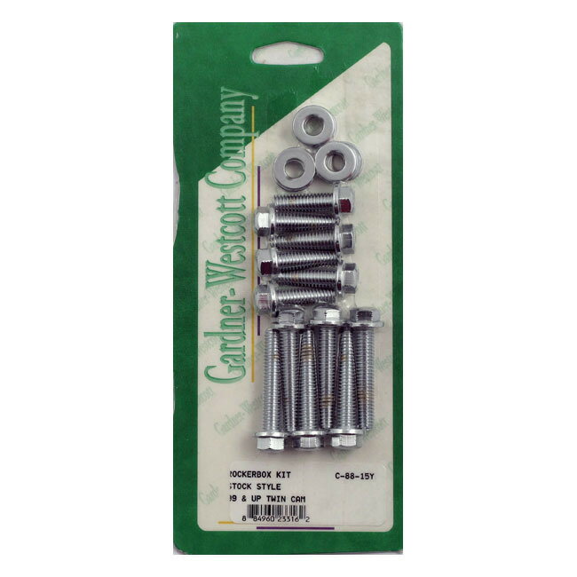 GARDNER-WESTCOTT ガードナーウエストコット ロッカーボックスボルトキット【ROCKER BOX BOLT KIT】 99-17 Twin Cam HARLEY-DAVIDSON ハーレーダビッドソン その他エンジンパーツオプション・補修部品 エンジンパーツ エンジン
