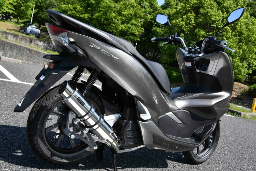 BEAMS ビームス R-EVO2 サイレンサー PCX HYBRID HONDA ホンダ 補修・汎用サイレンサー マフラー サイレンサー：ステンレス／重量(純正5.35kg)：4.05kg