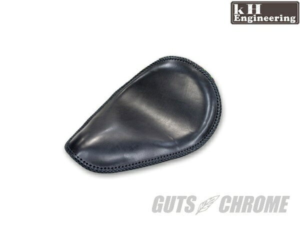 ガッツクローム GUTSCHROME 【kH Engineering】 サドルレザーシート ナロータイプ サイド編込み