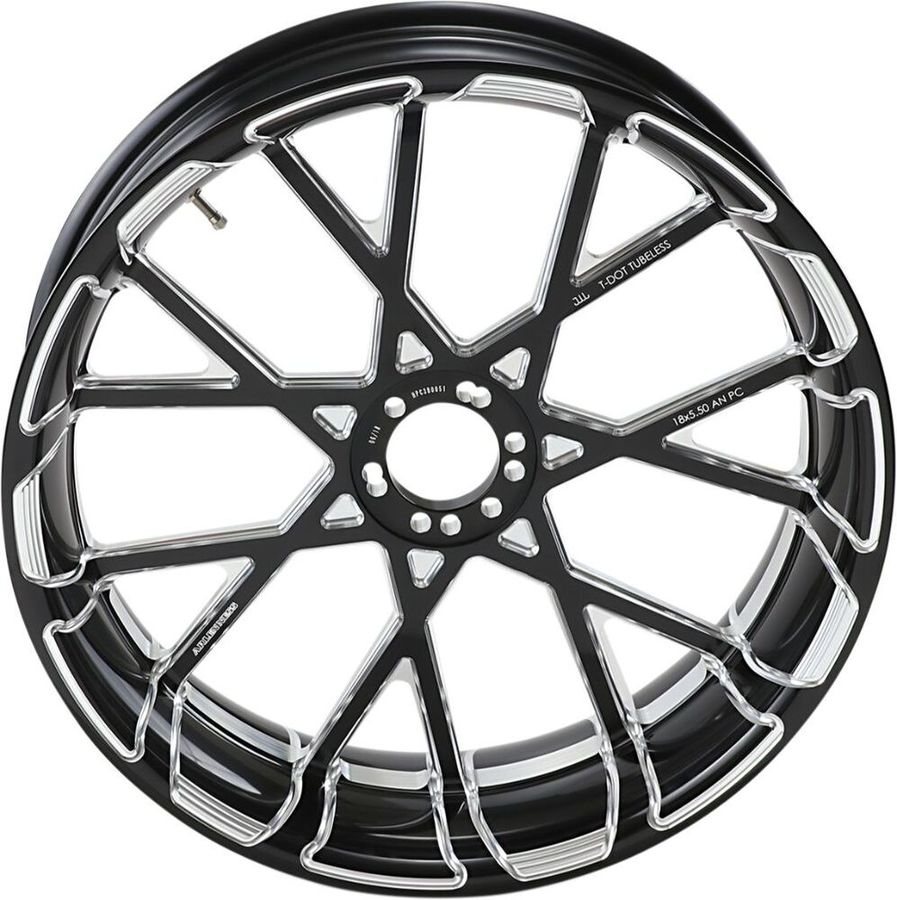 ARLEN NESS アレンネス リム P-CROSS HARLEY-DAVIDSON ハーレーダビッドソン ホイール ホイール関連 足回り カラー：ブラック／ホイールサイズ：18×5.50 (フロント・リア用) [0210-0332]