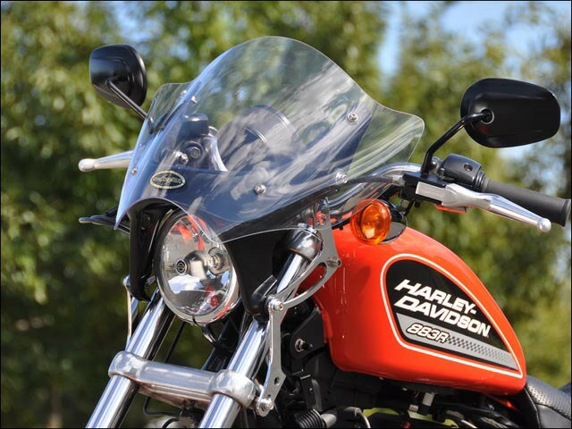CHIC DESIGN シックデザイン ガイラブルバードシールド スクリーンのみ SPORTSTERファミリー HARLEY-DAVIDSON ハーレーダビッドソン スクリーン 外装 スクリーンカラー：クリアスクリーン