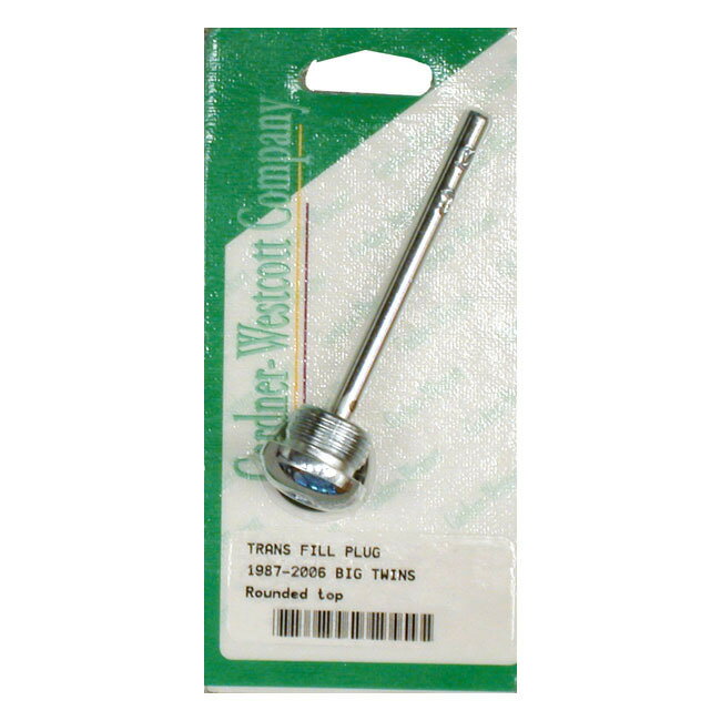 GARDNER-WESTCOTT ガードナーウエストコット トランスミッションフィラープラグ アレン ディップスティック付き【TRANSM FILL PLUG ALLEN WITH DIPSTICK】 87-06 5-SP B．T．NU HARLEY-DAVIDSON ハーレーダビッドソン ミッション・ギア エンジンパーツ エンジン
