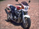CHIC DESIGN シックデザイン ロードコメット CB1300スーパーフォア HONDA ホンダ ビキニカウル カウル関連 外装 スクリーンカラー:クリア / カラー:Pフェイドレスホワイト/Cブレイジングレッド