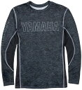 US YAMAHA 北米ヤマハ純正アクセサリー ダークサイド YAMAHA パフォーマンスロングスリーブTシャツ