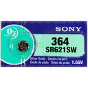 muRata SR621SW(364) 1個 【旧sony】 364 コイン電池 ボタン電池 酸化銀電池 時計用電池 coin cell 1.55V 日本製