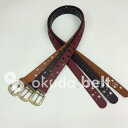 【ワンコイン配送】 ベルト 合成皮革 ベルト PVC 30ミリ幅 スター&クローバー パンチングベルト 布ベルト ベルト レディースファッション メンズ レディ...