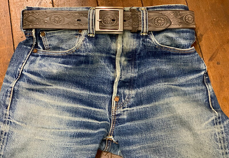 【栃木レザーベルト】 40mm幅 クラフト 型押し 本革ベルト 1ピン 極厚レザー 栃木レザーの素材感を存分にお楽しみいただける 本格派 レザーベルト ベルト belt 天然皮革 ヌメ革 デニムにハマります メンズ レディース おしゃれ サイズカット調整可 匠仕上げ 日本製 自社生産