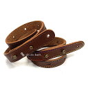 【静電気防止】【アウトレット】栃木レザー 15ミリ幅 本革 静電気除去ブレスレット W巻き Wギボシ ブレスレット ミッドブラウン レザーブレスレット おしゃれ 帯電制御 スパーク 通年使用可能 経年変化 男女兼用 静電気のパチパチストレスからの開放が期待されます 日本製