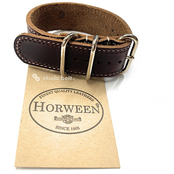 【静電気防止】【アウトレット】米国製 クロムエクセル 22ミリ幅 本革 静電気除去ブレスレット NATO ウォッチストラップ レザーブレスレット 静電気除去 帯...