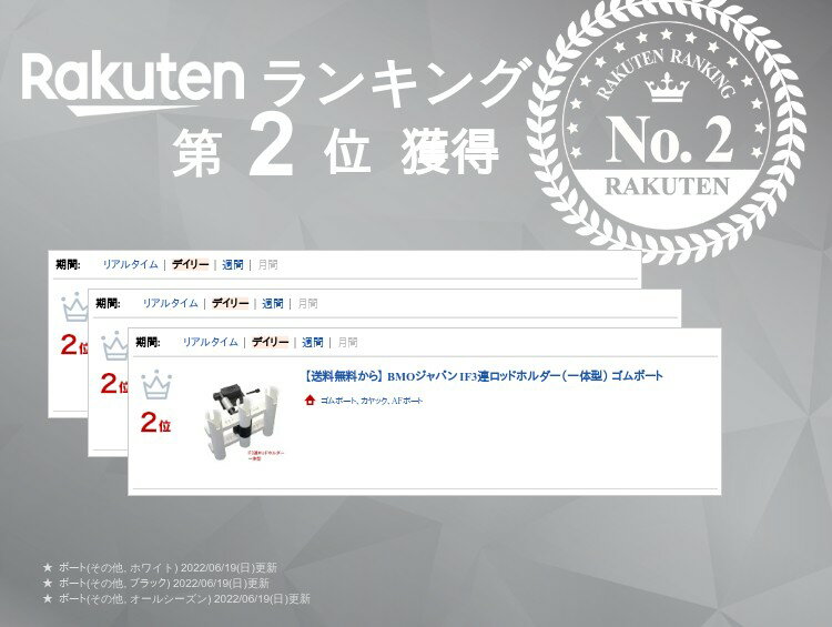 【送料無料から】 BMOジャパン IF3連ロッドホルダー（一体型） ゴムボート　インフ...