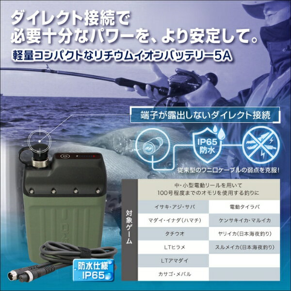【送料無料から】取り寄せ品　BMOジャパン　リチウムイオンバッテリー5Ah　単品　1...